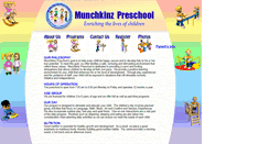 Desktop Screenshot of munchkinzpreschool.com